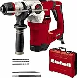 Einhell Martillo perforador TE-RH 32 4F Kit (1250 W, 5 J, perforación + perforación con impacto + cincelado con/sin fijación, agarre antivibraciones, incl. maletín E-Box, 3 brocas, 2 cinceles)