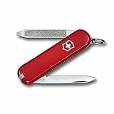Victorinox Escort, Navaja Multiuso Suiza, Cuchillo bolsillo, Regalo, 6 Funciones, Hoja pequeña, Destornillador 2.5 mm
