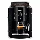Krups Roma EA810870 - Cafetera superautomática, molinillo cónico de metal, con selección e intensidad de café, Boquilla vapor, 2 boquillas, incluye kit limpieza