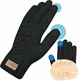 SELBATON Guantes Invierno Hombre termicos Mujer - para Pantalla Táctil Cálidos, Guantes Elásticos al Aire Libre, Conducción, Ciclismo, Escritura, Pesca, Correr, Esquí