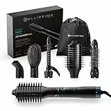 Bellissima Style Expert Air Wonder 6en1, Cepillo de Aire Caliente, Moldeador, 6 Accesorios, Tecnología Ion, Cepillos Recubiertos de Cerámica y Aceite de Argán, Seca y Aporta Volumen, Golpe Aire Frío