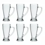 Bormioli Rocco Jarra Cerveza Baviera - 39,2 cl - Pack 6 Unidades
