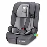 Kinderkraft SAFETY FIX 2 I-SIZE 75-150 cm Silla coche grupo 1 2 3 isofix, Asiento de coche amplio y blando para niño, Arnés interior de 5 puntos, Reposacabezas ajustar, Reductor modular, Gris