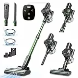 Vexilar V9PRO Aspiradora sin Cable 50KPa Potente Succión, Escoba Aspirador sin Cable 6-en-1, Aspiradora Autonomía 60 Mins,Aspirador Vertical para Pelo de Mascotas,Alfombra,Coche y Suelo