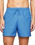 Tommy Hilfiger Bañador Hombre Medium Drawstring Pernera Media, Azul (Blue Spell), L