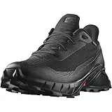 SALOMON Alphacross 5 Gore-tex, Zapatos de senderismo Hombre, Black Black Ebony, 42 EU