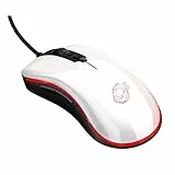 Raton Gaming Ozone Neon M50 - Mouse Gaming avanzado - Sensor Optico, Iluminación LED RGB, Tecnología OMRON, dpi 5000 Ajustable,Blanco Brillante