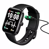 Cable de Carga Magnético USB para Aeac SmartWatch, Cargador de Repuesto Compatible con Reloj Inteligente de 1.69 Pulgadas Aeac ID207/Woneligo ID207/Gydom/AITAFY ID207/RIVERSONG/TOZO S2 (Negro)