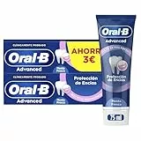 Oral-B Advanced Protección De Encías Pasta De Dientes Con Flúor, Pack 2 x 75 ml, Dentífrico Que Protege Contra La Placa, Cuidado De Encías, Sabor Menta Fresca, 75 ml (Paquete de 2)