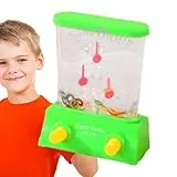 Vesone Juego de Agua portátil, Juego de Arcade acuático - Juego de Arcade en Miniatura - Juguetes educativos, Juguetes de motricidad Fina, pasatiempo Retro, Recuerdo de Fiesta, Lanzamiento