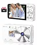 Camara Digital 4K 64GB, Wevoor 64MP Camara de Fotos Autoenfoque con 2.8' Pantalla, 18X Zoom Digital, 2000mAh Cámara Digital Compacta Vlog Portátil para Principiantes Adolescentes Viajes Selfies