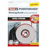 tesa Powerbond Ultra Fuerte: cinta de doble cara 1,5m x 19mm