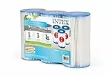 Intex - Cartucho de Filtro Tipo A para Piscinas, Paquete de 3 Unidades