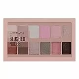 Maybelline New York EyeStudio, Paleta de Sombras de Ojos, 12 Colores, 01 Blushed Nudes