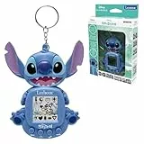 Lexibook, Disney Stitch, My Best-e, Consola de Juegos portátil, Compañero Interactivo y Educativo para niños, 8 categorías de Juegos, Pantalla de Color, Azul, JLMB10D