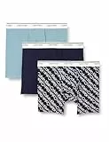 Calvin Klein Surge Boxer Brief 3Pk, Bóxer, Hombre, Blue (Faded Denim/Bold Track Logo/Shorel), S