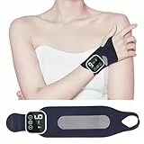 Masajeador de Manos y Muñeca, 3 Niveles de Calor, 5 Modos de Masaje, 9 Niveles de Intensidad, Terapia EMS/TENS, Recargable