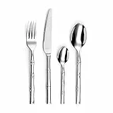 Amefa Karma Cutlery Set, Stainless Steel, Stainless Steel, 13,7 x 7 x 26 cm - 24 piezas