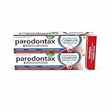 Parodontax Dentifrice Complete Protection Fraîcheur Intense, 8 Bénéfices, Contre le Saignement Occasionnel des Gencives, Format Bitube (2 x 75 ml)