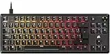 Corsair K70 Core TKL RGB Teclado Mecánico Tenkeyless para Juegos – Interruptores Lineales MLX Red v2 Prelubricados – SOCD – Amortiguación Acústica – Tapas de ABS – QWERTY ES – Negro
