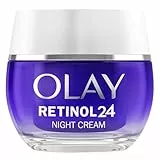 Olay Retinol 24 Crema de Noche Hidratante Facial, Cuidado de la Piel con Vitamina E Antioxidante. Cuidado de la Piel Well-aging durante la Noche: Suaviza, Renueva E Hidrata, 50 ml