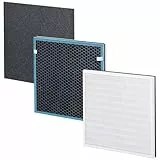 Beurer 693.01- Set filtro para purificador de aire LR-200/210 (filtro HEPA13 con rendimiento del filtrado del 99.95% y filtro de carbón activo)