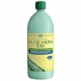 ESI Aloe Vera Gel Puro - Zumo sin aloína, natural con de polisacáridos - Sin gluten, sin lactosa, sin OGM - Apto para veganos - Botella PET con tapón dosificador