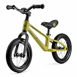 Kinderkraft ETER Bicicleta sin Pedales, Bicicleta Infantil, Bici Bebe, Regulable, Sillín Blando, A Partir de 2 años, hasta 35 kg, Amarillo