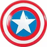 Rubies Escudo Capitán América para niños y niñas, Color Azul y Rojo, Talla única, Accesorio para Disfraz, Licencia Oficial Marvel para Carnaval, Fiestas, cumpleaños
