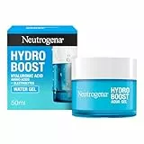 Neutrogena Hydro Boost Gel de agua (50 ml), gel hidratante facial con ácido hialurónico y aminoácidos, 72 horas de hidratación, El embalaje puede variar