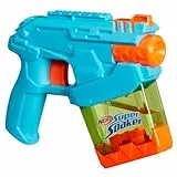 Hasbro Nerf Super Soaker Mini Dunk-Fill, Lanzador de Agua Pequeño, Sumerge y Carga, Juguetes para Niños y Niñas de 6 Años o Más, Color Azul, Fiesta en Familia