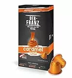 Cápsulas de café compatibles con Nespresso, 1 x 10 Cápsulas, aromatizado con aroma a Carameloo