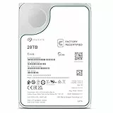 Seagate Exos ST28000NM000C - Disco duro interno (28 TB, SATA 6 Gb/s, 7200RPM, 512 MB de caché (Reacondicionado)