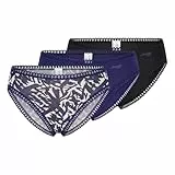 Sloggi Mujer Go Crush High Leg C3P, Blue - Dark Combination