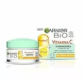 Garnier, Crema de Día Iluminadora con Vitamina C, Corrige líneas y Potencia la luminosidad en 24H, Fórmula Vegana, 50 ml