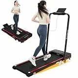 CITYSPORTS Cinta de Correr Plegable con Inclinación, 12km/H Cinta de Andar Electrica para Casa, Walking Pad Plegable Inclinada (Negro Rojo)