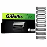 Gillette Labs Recambios Con Barra Exfoliante Y Heated Razor, 8 Recambios