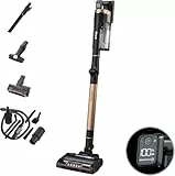 Shark Stratos Aspiradora sin cable, 60 min de autonomía, Tecnología Anti Hair Wrap, Clean Sense IQ, PowerFins Plus, kit de limpieza coche, boquilla estrecha, cepillo multisuperficie, cobre IZ400EUTBK