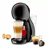 De'Longhi Nescafé Dolce Gusto Piccolo XS EDG210.B, Cafetera Cápsulas, Diseño Super-Compacto, Cafetera Manual para Café y Otras Bebidas, 1500W, Negro