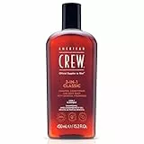 American Crew – 3 in 1 Classic, Champú Acondicionador y Gel de Ducha para Hombre, Limpia y Acondiciona el Cabello y la Piel, Cuidado Capilar Hidratante, Para Uso Diario - Fragancia Original
