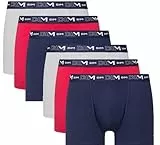 Dim Calzoncillo Tipo Bóxer Cotton Stretch Respirant Hombre x6, Multicolor, L