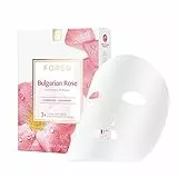 Mascarilla facial FOREO Bulgarian Rose para piel deshidratada y opaca, pack de 3, fórmula hidratante y revitalizante, no testada en animales y compatible con los dispositivos UFO