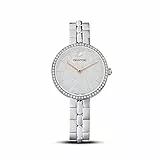 Swarovski Reloj Cosmopolitan, Brazalete de metal, Tono plateado, Acero inoxidable