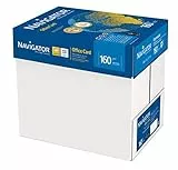 Navigator Office Card - Caja con folios de papel multifunción, 250 hojas, 5 paquetes, 160 g/m²