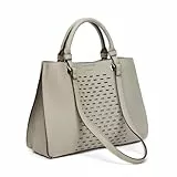 Abbacino Bolso de mano troquelado en materiales reciclados verde Verdes