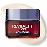 L'Oréal Paris Revitalift Láser Crema Noche Hidratante Anti-arrugas. Triple Acción y Multicorrección. Piel más firme y tonificada. Inspirado en Cosmética Coreana, 50 ml.