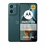 Moto g05 24GB (8G+16GB RAM Boost)/256GB Azul, España, Pantalla superbrillante de 6.67 Pulgadas, Sistema de cámaras de 50 MP, Modo Retrato con IA, Soft Luxe, Corning Gorilla Glass 3, batería 5200 mAh
