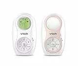 Monitor de audio para bebés Vtech DM1215 con pilas en el transmisor y el receptor y la posibilidad de guardar grabaciones personalizadas