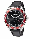 Lorus Reloj Analógico de Cuarzo para Hombre con Pulsera de Metal, Negro