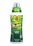 COMPO Fertilizante de plantas verdes para plantas de interior, balcón y terraza, Fertilizante líquido con extra de potasio y hierro, 500 ml